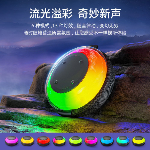 無線藍牙音箱可攜式帶提手布藝防水迷你小音響低音砲戶外2025新款