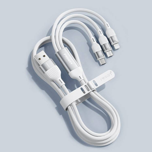 品勝三合一適用蘋果15快充66w充電線車用安卓IPhone多功能6A通用
