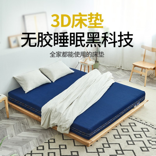 全3d絲纖維床墊可水洗透氣防潮1.2米1.8m商場同款6D條紋榻榻米墊