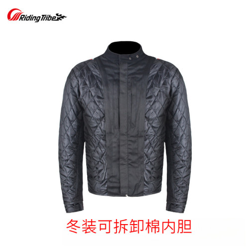 Riding Tribe防水保暖賽車服防摔機車服 摩托車騎行服男冬季JK-40