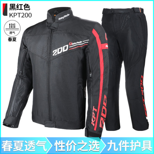 RidingTribe夏季男女騎士摩旅機車賽車服 透氣電動車摩托車騎行服