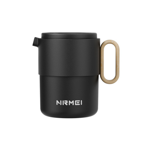 恩爾美保溫壺陶瓷內膽茶水分離老白茶燜茶壺智能顯溫辦公室熱水壺