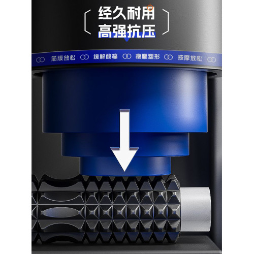 實心泡沫軸肌肉放松瘦腿專業狼牙棒按摩滾軸小腿按摩器瑜珈柱器材