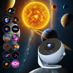 新款地球儀Pro銀河星空投影燈滿天星夜燈藍牙音箱高清調焦氛圍燈