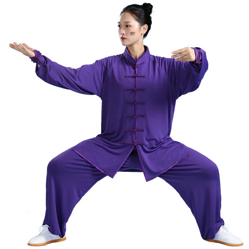 太極服套裝武術服太極拳服裝晨練服中性國風武術服太極拳練功服裝