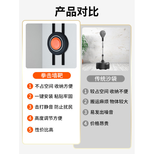 拳擊沙袋散打訓練拳器材沙包家用牆靶兒童成人搏擊拳靶掛牆小孩靶