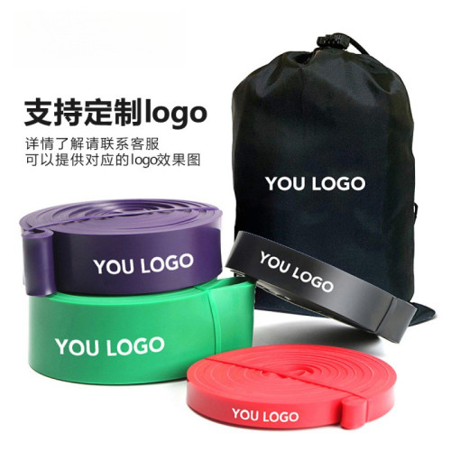 阻力對抗彈力圈健身彈力帶寬皮筋圈深蹲厚圈滾塑加厚防斷裂阻力帶