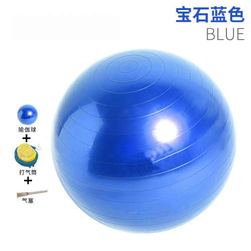 健身球瑜珈球65cm體操瑜珈球含氣泵普拉提球光滑磨砂分娩球平衡球