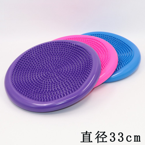 瑜珈充氣墊平衡球瑜珈平衡盤半圓初學者按摩球腳踝腳踩按摩訓練器