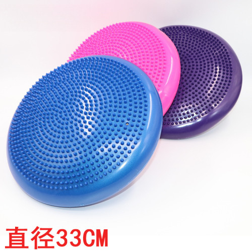瑜珈充氣墊平衡球瑜珈平衡盤半圓初學者按摩球腳踝腳踩按摩訓練器