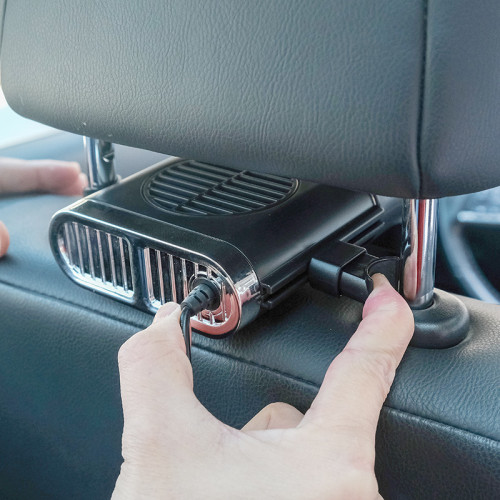 車用散熱器座椅降溫神器小電風扇汽車用12v24V大貨車車內麵包車