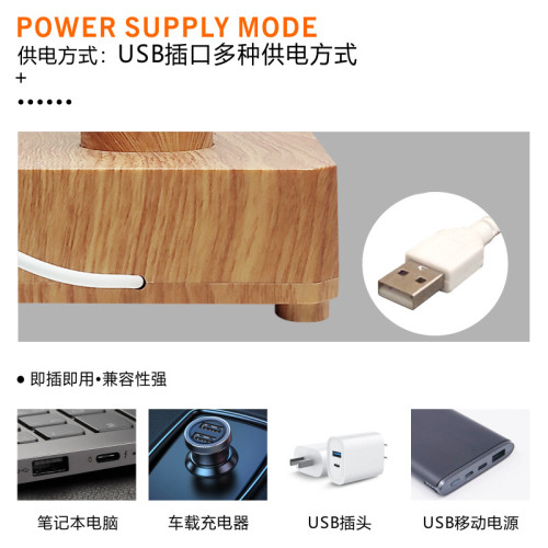 創意禮品小夜燈氛圍燈透明台燈生日禮物床頭燈擺件創意燈七夕禮物