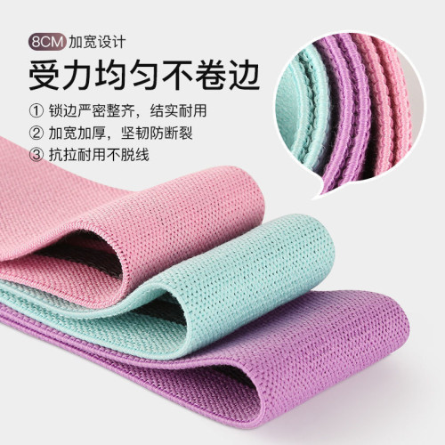 JR臀帶瑜珈阻力帶健美提臀翹臀美臀帶深蹲虐臀圈環形拉力帶彈力