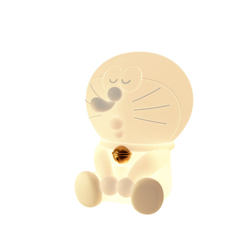 哆啦A夢 睡眠款氛圍燈矽膠睡眠拍拍燈書桌床頭卡通小夜燈拍拍燈