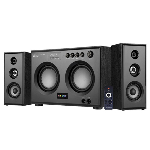 先科Q2藍牙音箱家庭影院K歌桌上型電腦電視音響家用KTV重低音砲