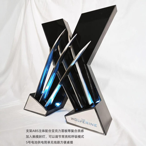HCMY金剛狼鋼爪可穿戴狼叔爪子X戰警塑膠COS死侍與金剛狼桌面擺件