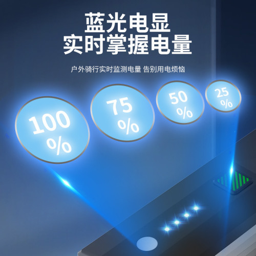 自行車夜騎前燈強光防水手電筒感光山地公路夜間照明戶外騎行裝備