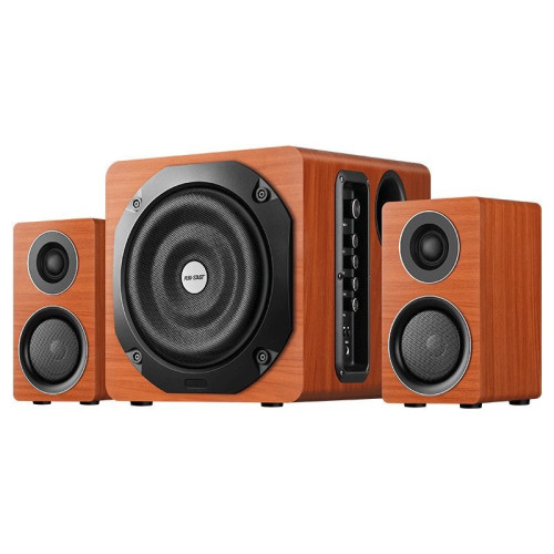先科Q3電腦音響桌上型家用桌面藍牙音箱HiFi超重低音砲客廳k歌電視