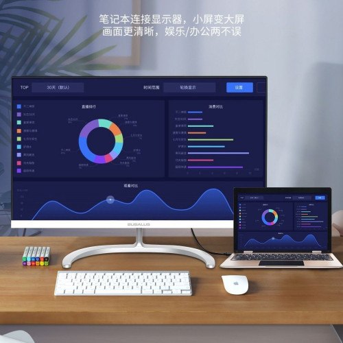 祿訊DVI轉VGA轉換線桌上型顯卡轉電視接口兼容24+5高清1.8米連接線