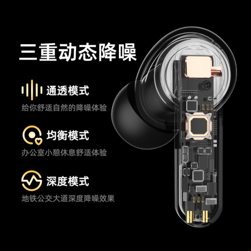 【柏林之音】2025新款無線入耳藍牙耳機炫彩呼吸燈運動續航高音質