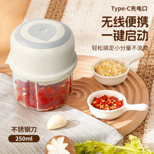 電動擣蒜器小型打蒜器拉蒜器蒜泥器壓蒜器家用蒜蓉機電動剝蒜器