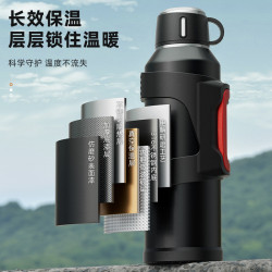 保溫杯大容量熱水瓶戶外可攜式車用旅行暖水316不鏽鋼保溫水壺
