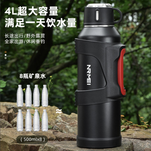保溫杯大容量熱水瓶戶外可攜式車用旅行暖水316不鏽鋼保溫水壺