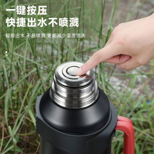 保溫杯大容量熱水瓶戶外可攜式車用旅行暖水316不鏽鋼保溫水壺