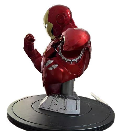 新品 雕像iron man 1:2鋼鐵人MK6半身像胸像手辦模型 