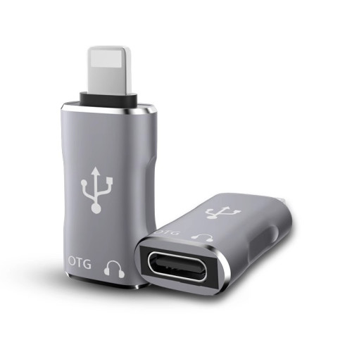 type c轉接頭適用蘋果OTG轉換器Lightning接口iphone手機連接U盤