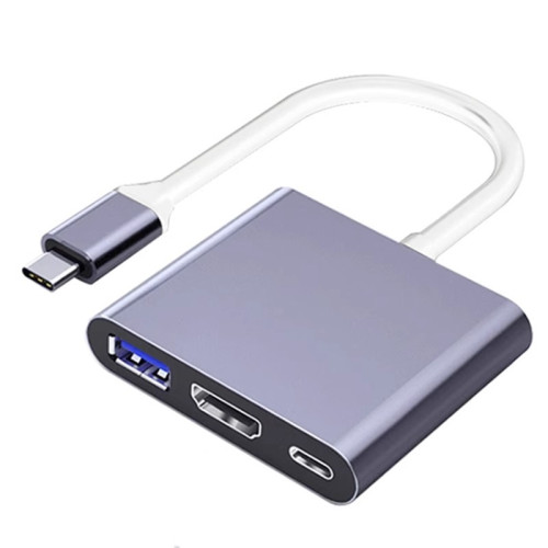 Typec轉HDMI線影片採集卡USB口帶供電接頭手機投同屏高清投影