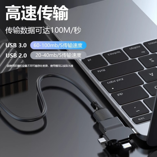 手機otg轉接頭U盤轉換器適用蘋果華爲vivo小米OPPO安卓Type c接口