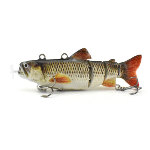 迷你小克重20g/90mm LED燈自動遊泳魚餌螺旋槳充電海釣多次使用餌