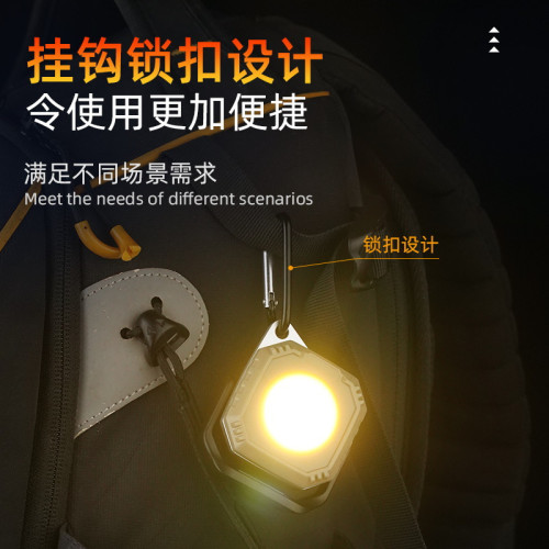 新品野營帳篷燈超亮高流明露營燈多功能cob工作燈汽修應急