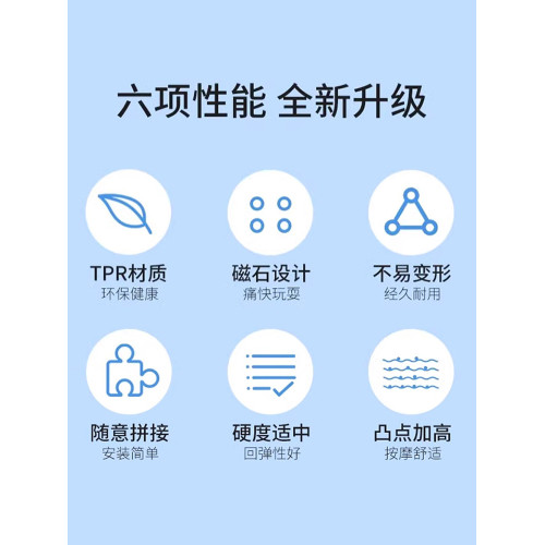 中醫圓形指壓板超慢跑足底按摩墊子室內原地跑步專用腳底踩趾壓板