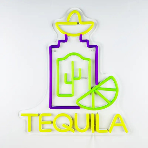 龍舌蘭造型霓虹燈酒吧裝飾USB家庭庭和派對氛圍的多用途裝飾壁燈