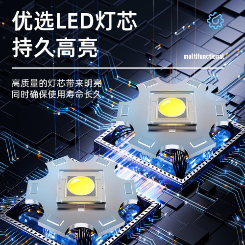 LED工作燈折曡充電cob多功能磁鐵帳篷燈戶外手電筒汽車檢修燈
