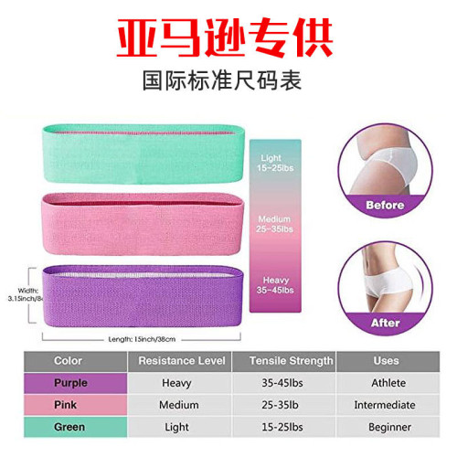 練瑜珈臀圈伸展帶健美提臀帶彈力帶瑜珈帶健身深蹲帶拉力帶虐臀圈