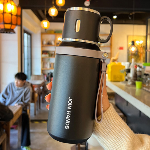 高顔值簡飲2號保溫杯女大容量茶隔杯316不鏽鋼水杯可攜式上學專用批