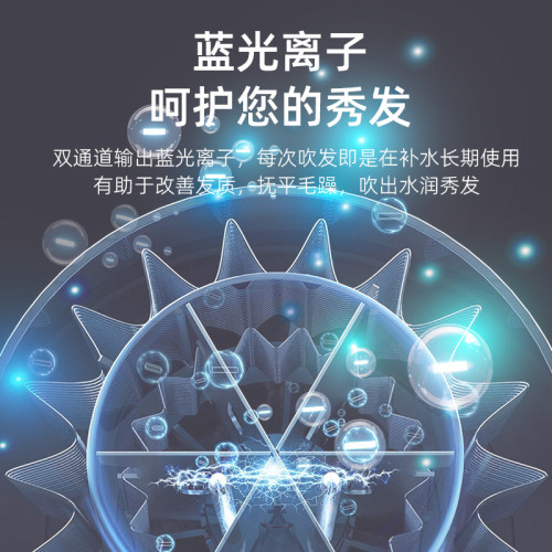 25年新款吹風機家用冷熱風大風力學生宿舍藍光可攜式吹風筒電吹風