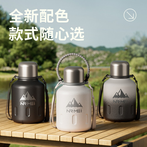 316L不鏽鋼保溫杯大號大容量保冷杯男2024新款噸桶噸大肚運動水壺