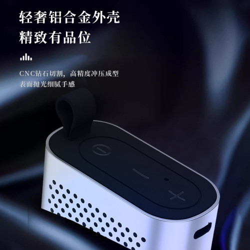 德國重砲無線藍牙音箱迷你鋁合金可攜式超重低音砲戶外隨身小型音響