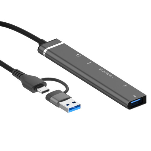 多口擴展隖六合一適用蘋果華爲手機電腦USB3.0大功率多功能拓展隖