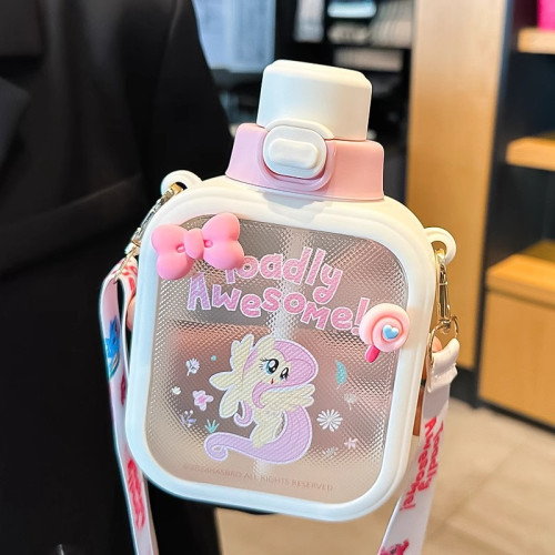 水杯女2025新款高顔值吸管杯學生上學專用可攜式防摔水壺