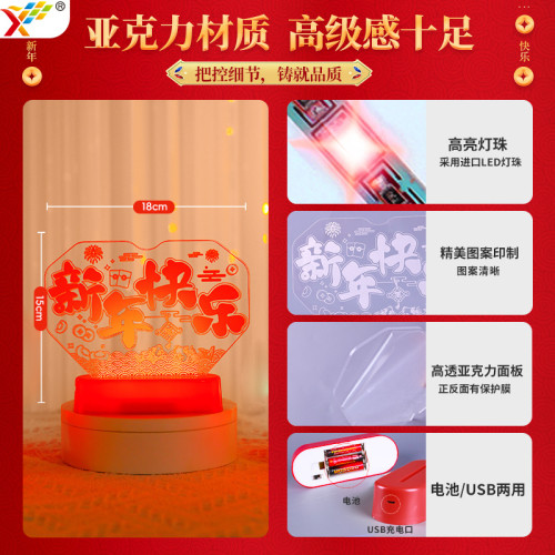 發光蛇年大吉led彩燈牌擺件2025蛇年氛圍室內場景布置裝飾小夜燈