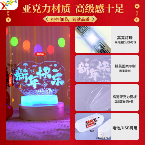 發光福到我家led彩燈牌擺件2025蛇年春節過年氛圍桌面裝飾布置
