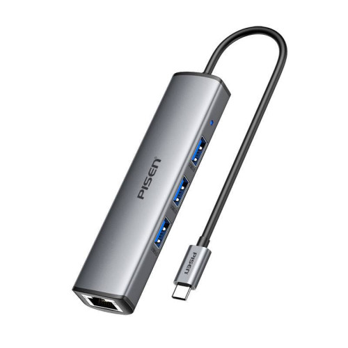 品勝TYPE-C多功能拓展隖千兆網口hdmi 筆記型電腦usb-c hub 3.0