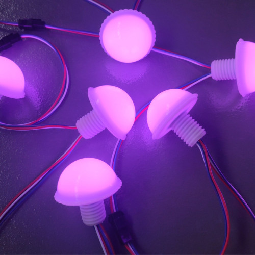 LED12v24v點光源蘑菇燈遊樂場跑馬燈旋轉木馬廣告字跑馬燈遊樂燈
