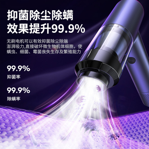 領臣車用吸塵器車用無線充電吸吹兩用家用小型手持汽車車內大功率