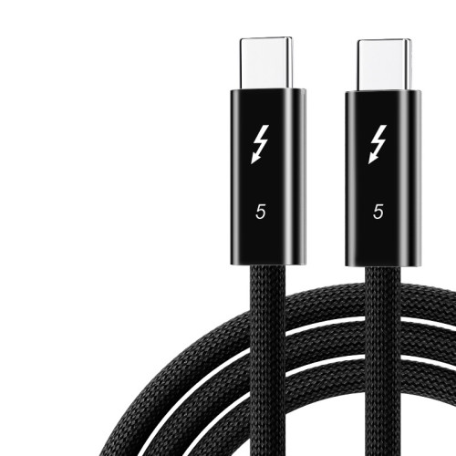 雷電5數據線120Gbps高速數據傳輸240W快充全功能PD雙Type-C充電線